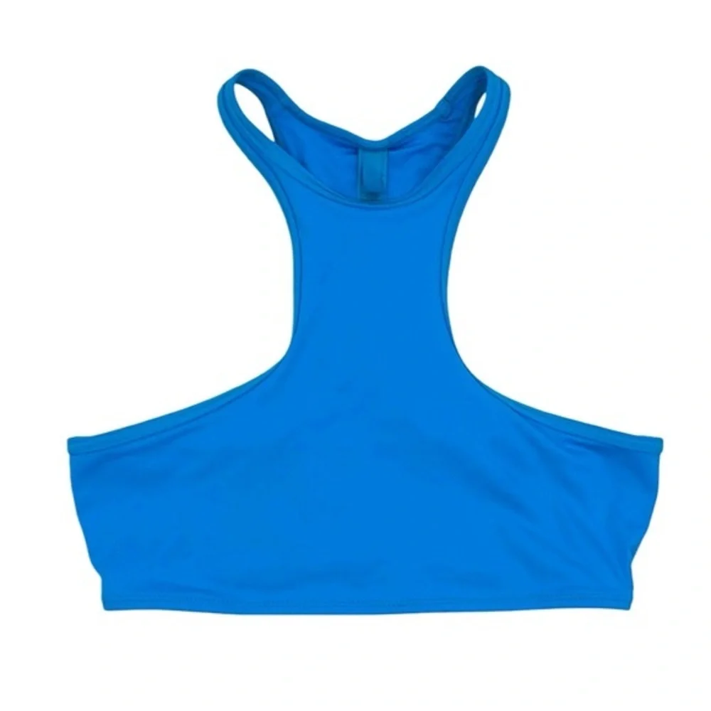 Skims Recycled Swim High Neck Racerback Top Size Small